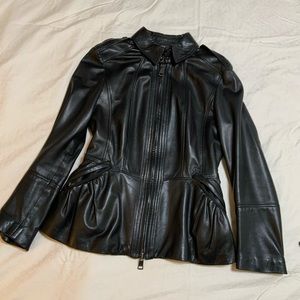 Burberry leather jacket 8